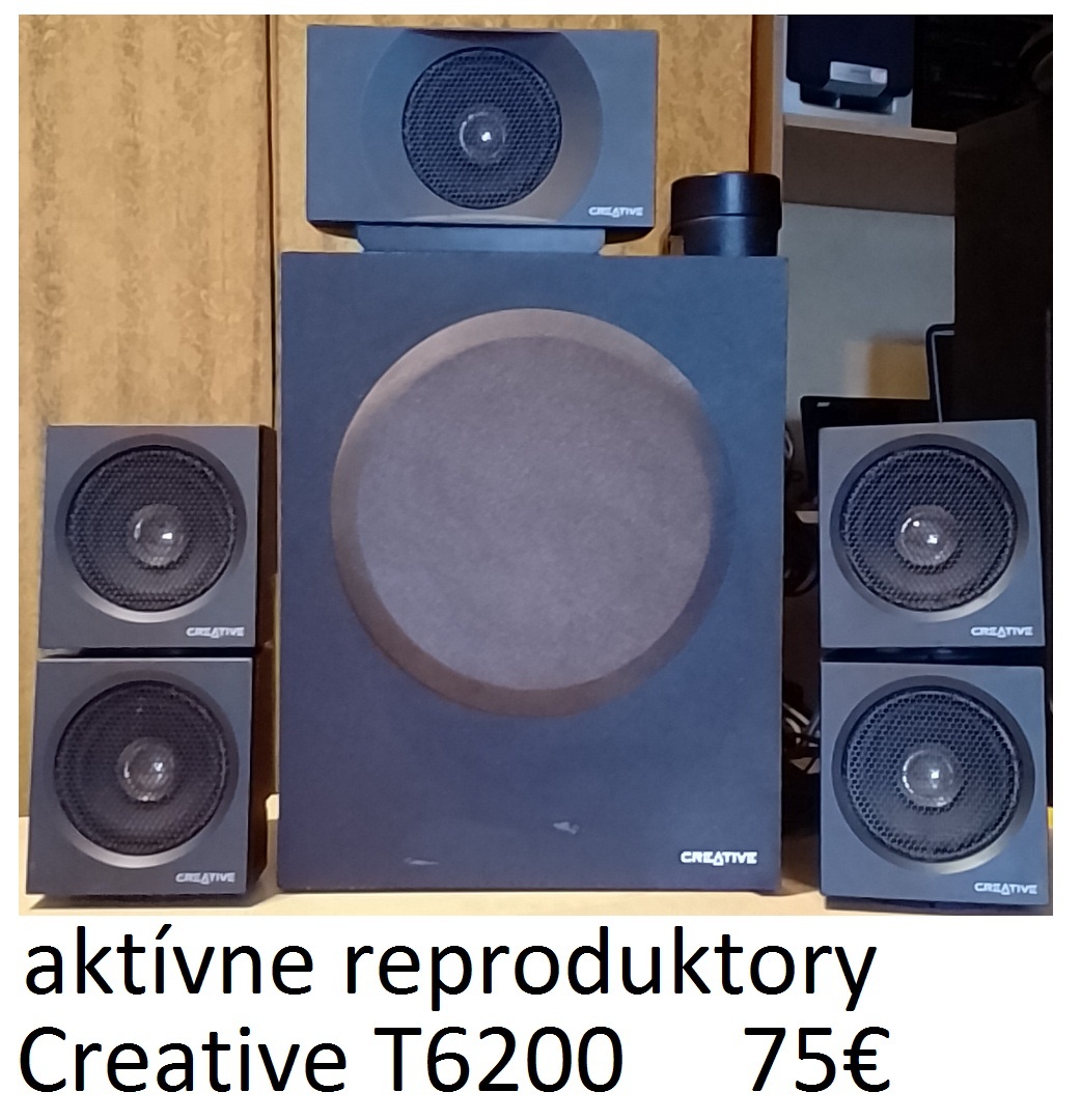 predám aktívne bedňe Creative- aj rôzne iné