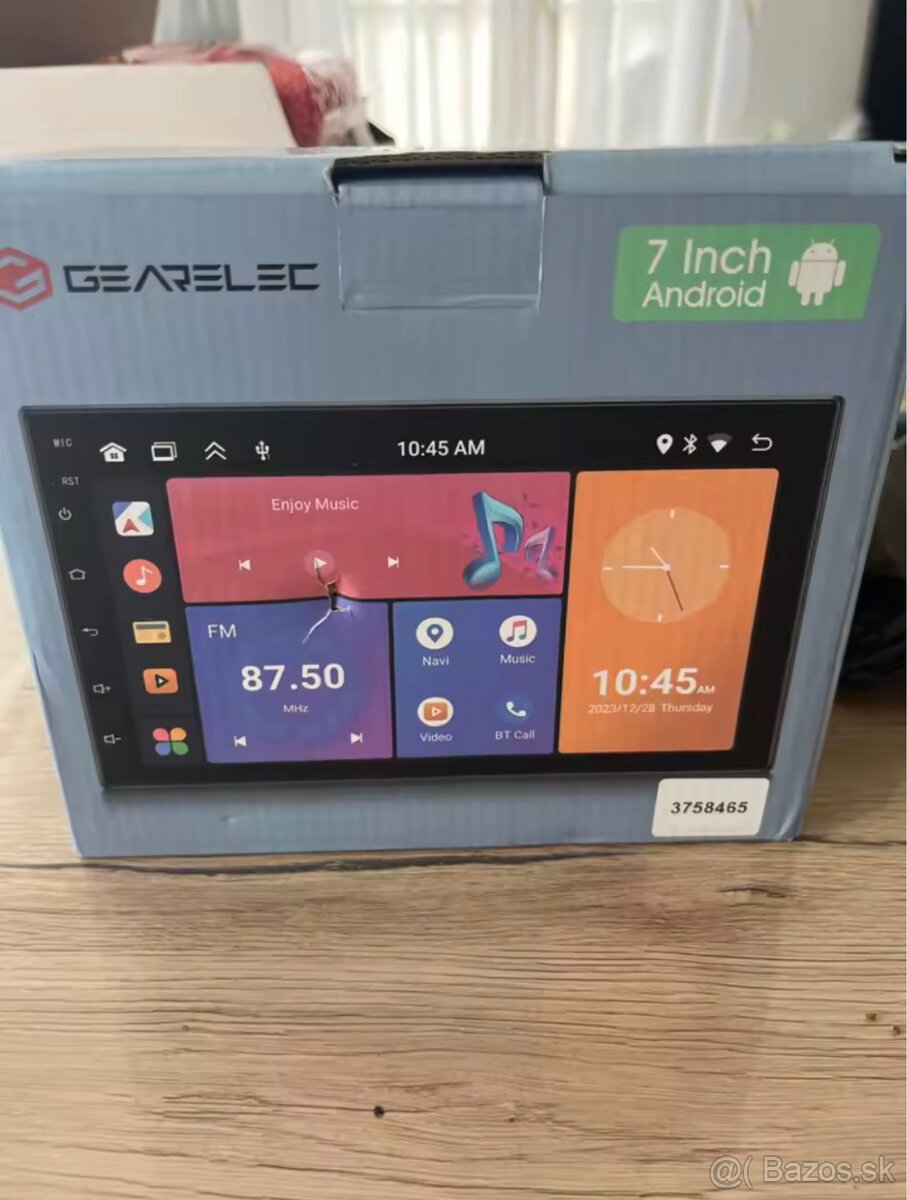 Predám nové 7” Android autorádio – CarPlay / Android Auto