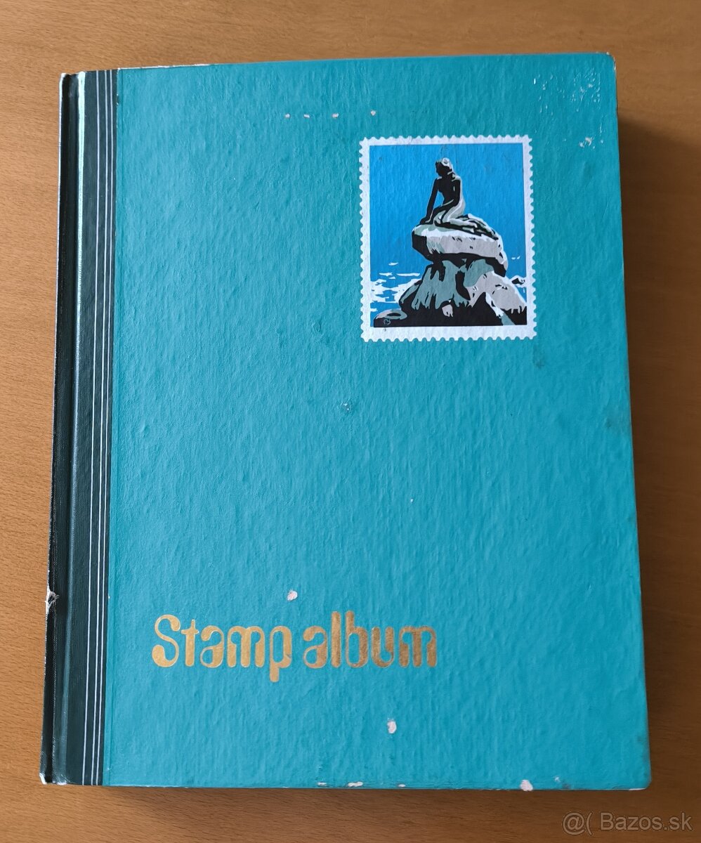 Predám album na známky zelený veľký
