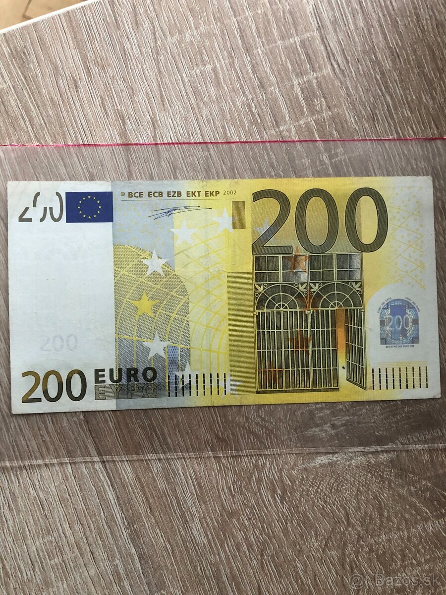 predám bankovky 200,500 a 20 €