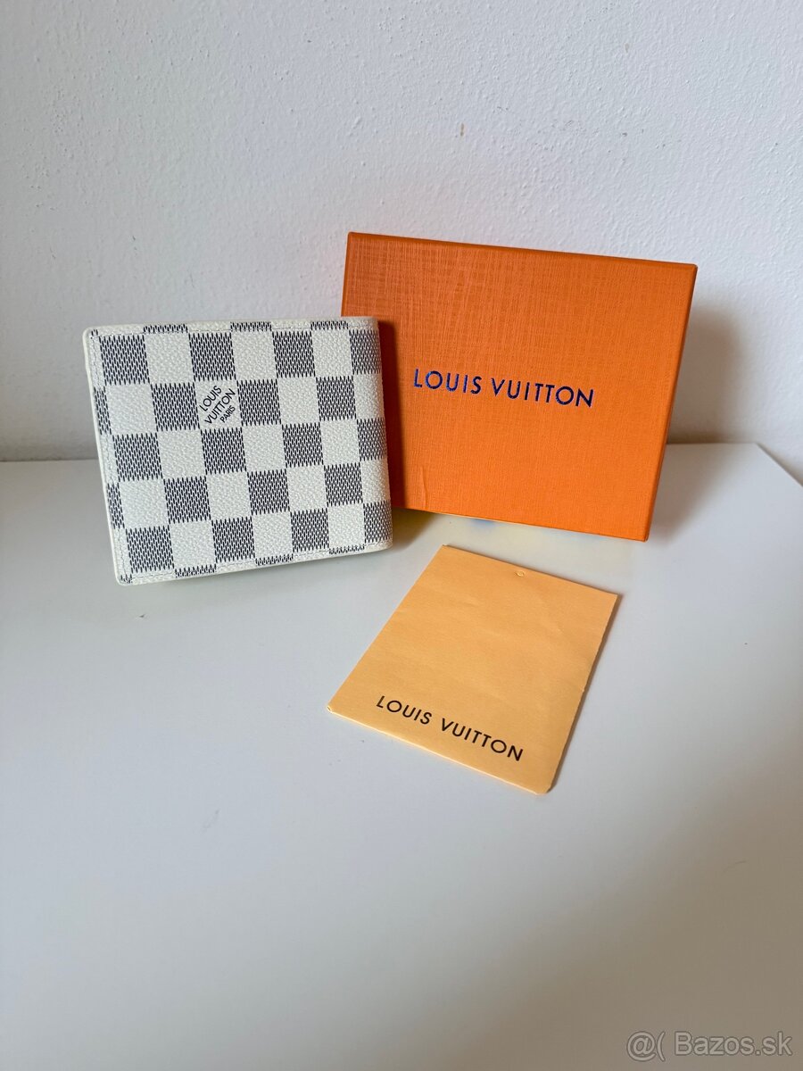 Louis Vuitton biela peňaženka