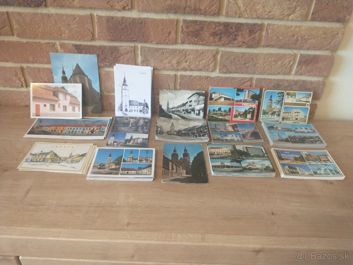 pohľadnice Trnava, lokomotívy, vlaky