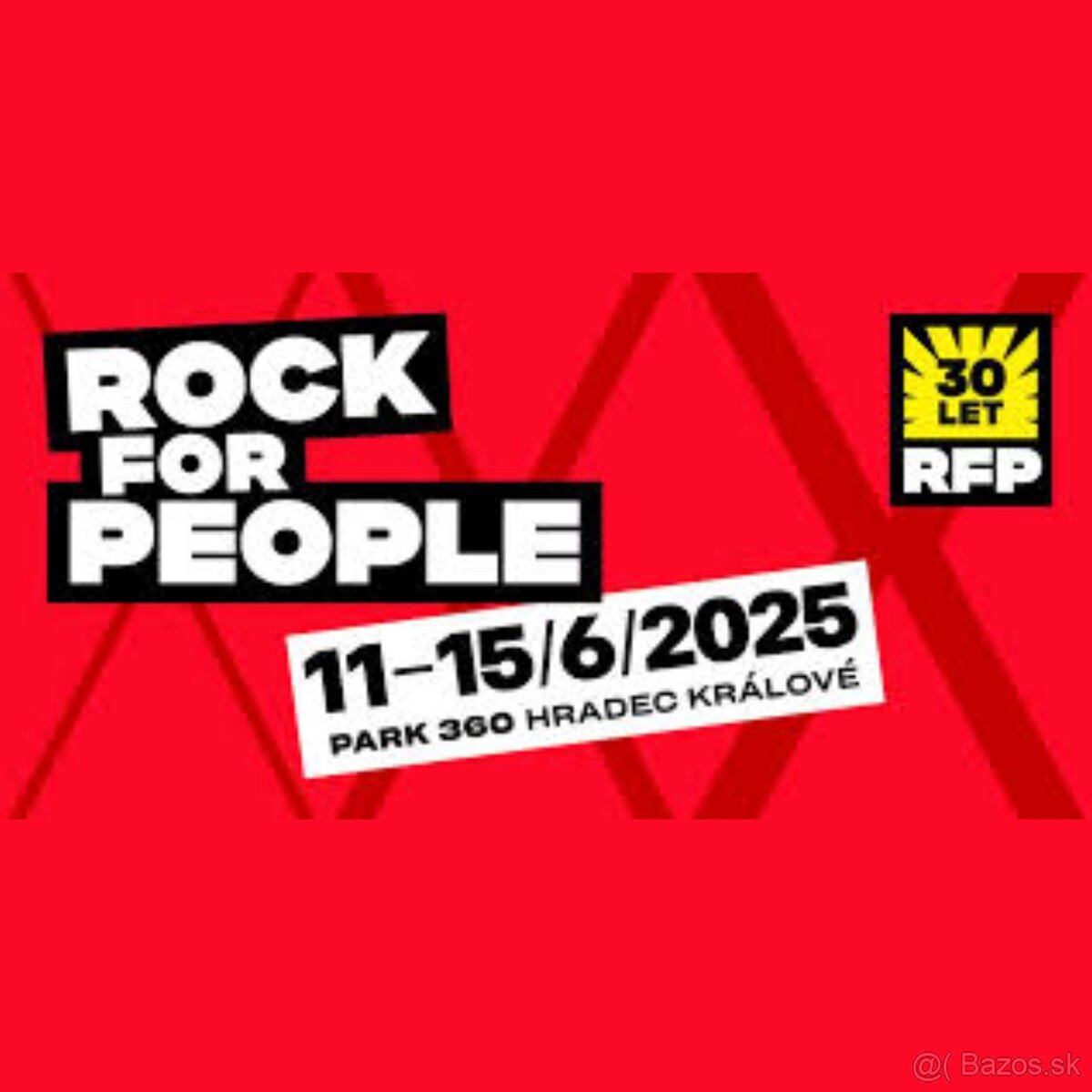 Rock for People 2025 - Tent hotel / 5 dní / 2 osoby