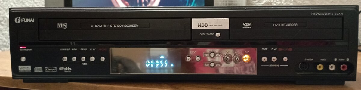 FUNAI T3A-A8182DB .... DVD/HDD/VHS videorekorder ....