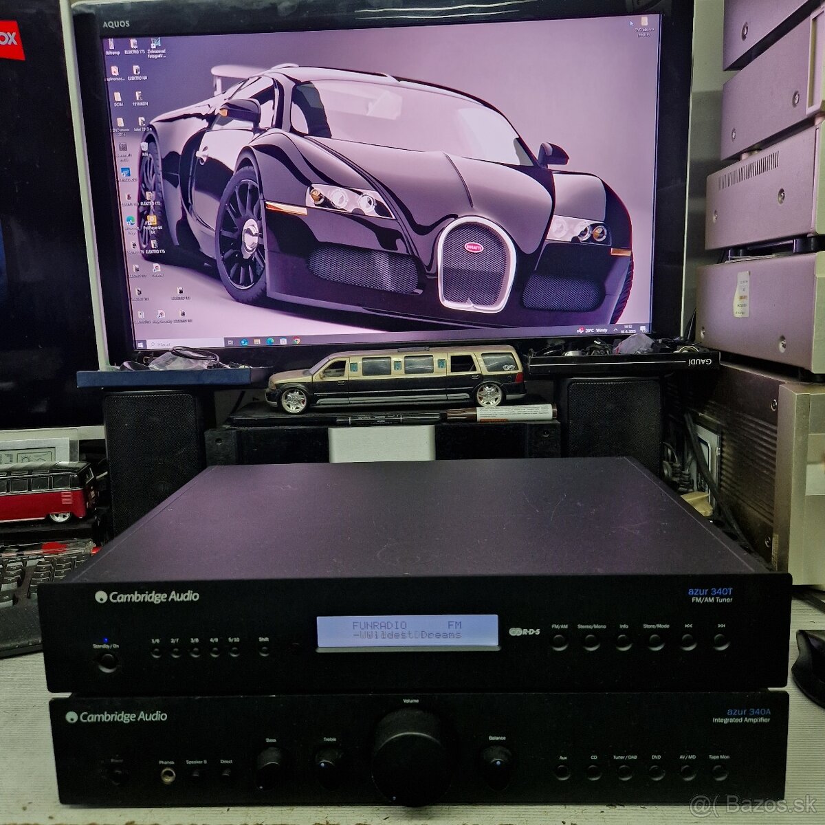 CAMBRIDGE AUDIO AZUR-340A + CANBRIDGE AUDIO AZUR-340T....