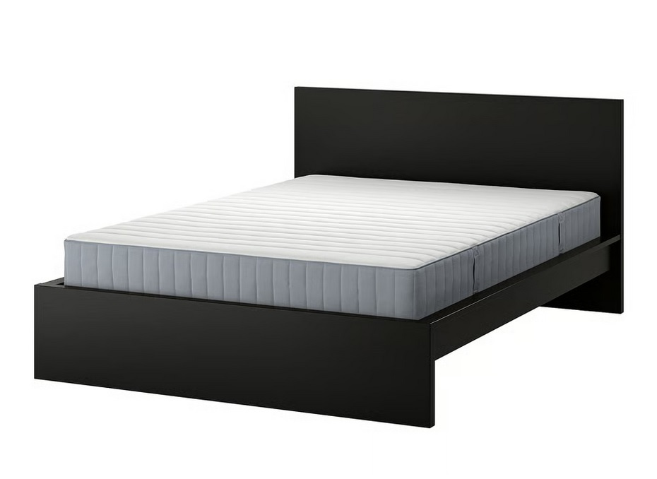 Osvedčená IKEA postel MALM 180x200 s matracom, nočné stolíky