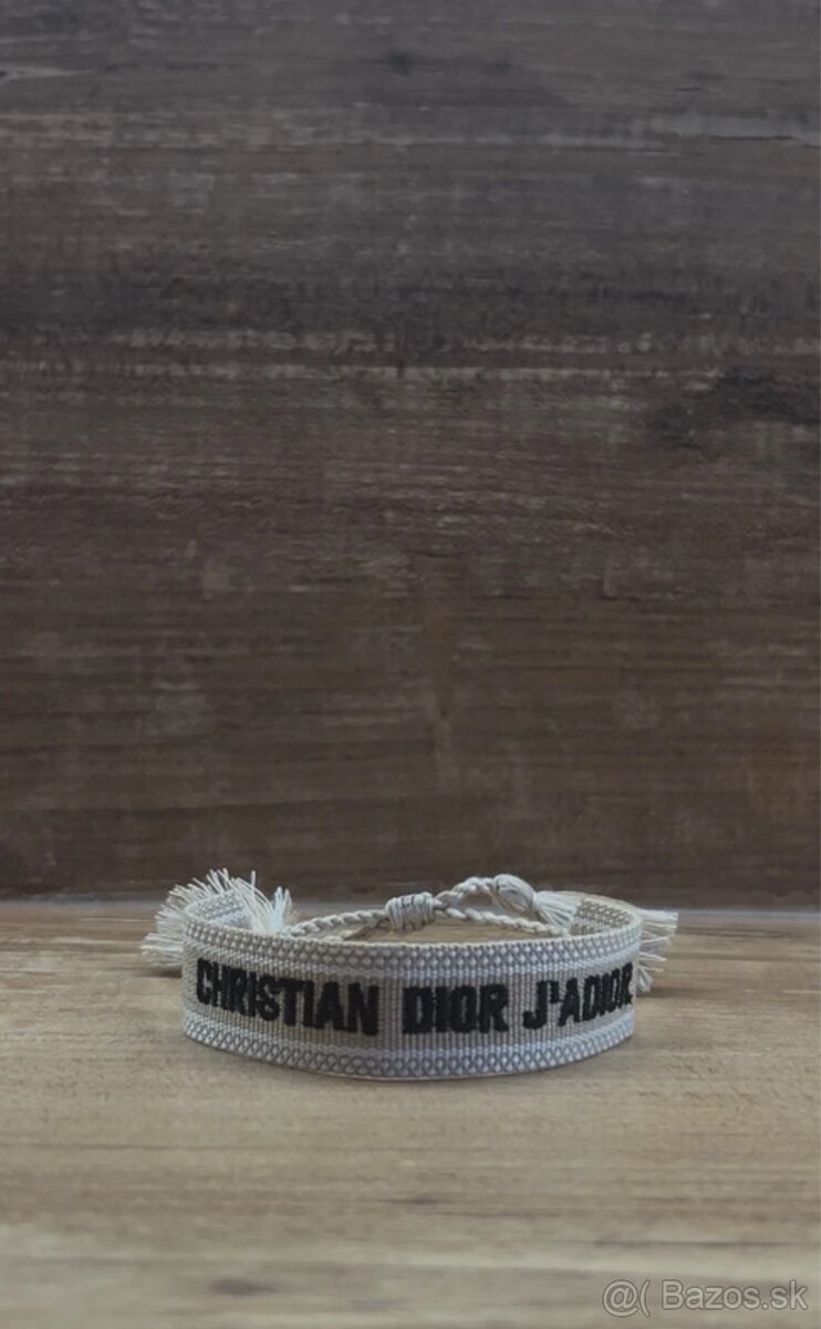 Christian Dior J'Adior Bracelet - béžový s čiernou