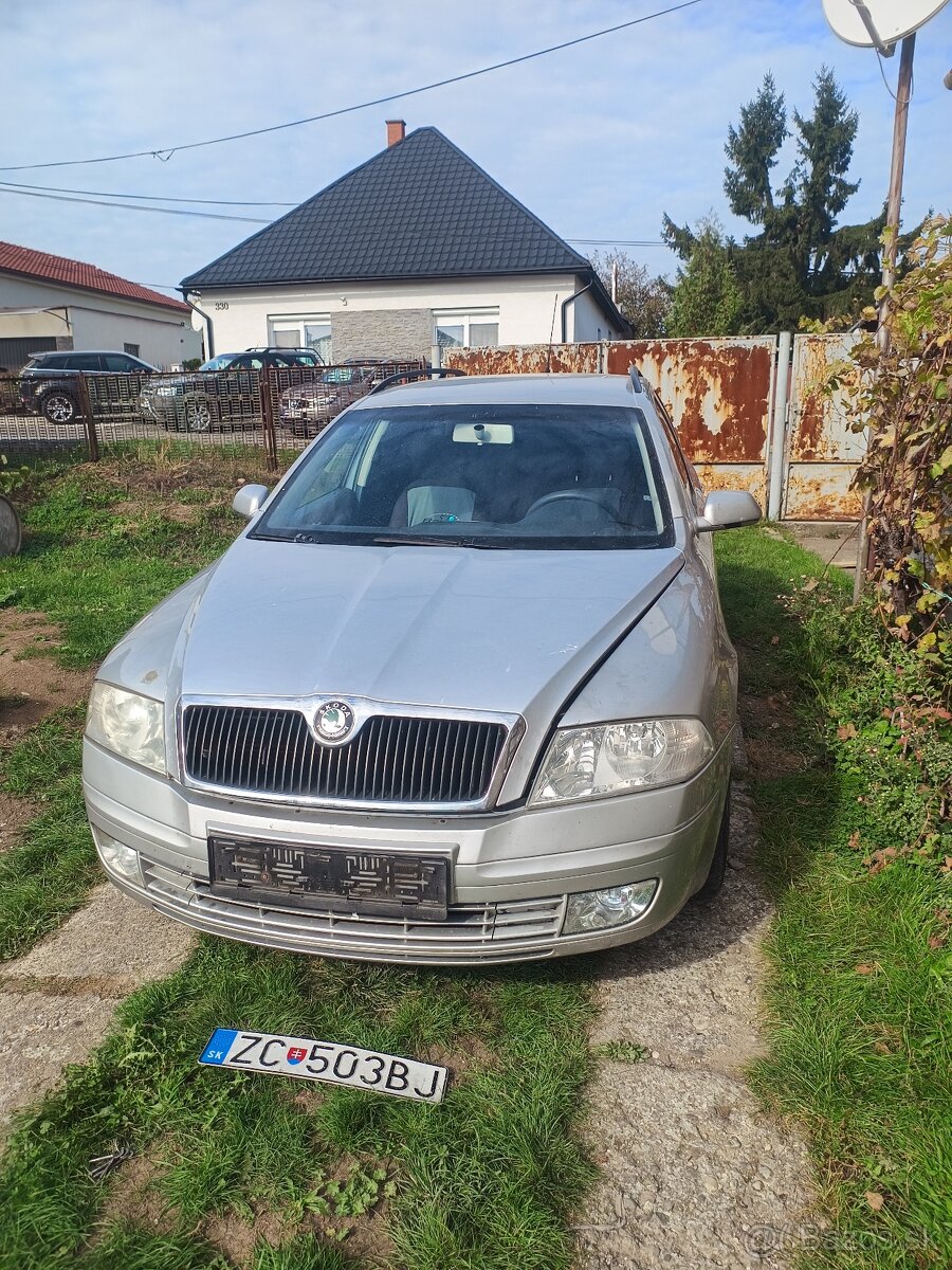 Octavia 2  1.9 TDI PD - odhlásená, biely dym