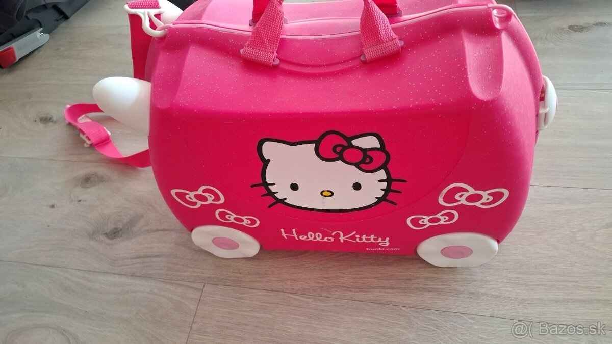 Predám Detský kufrík na kolieskach TRUNKI - Hello Kitty