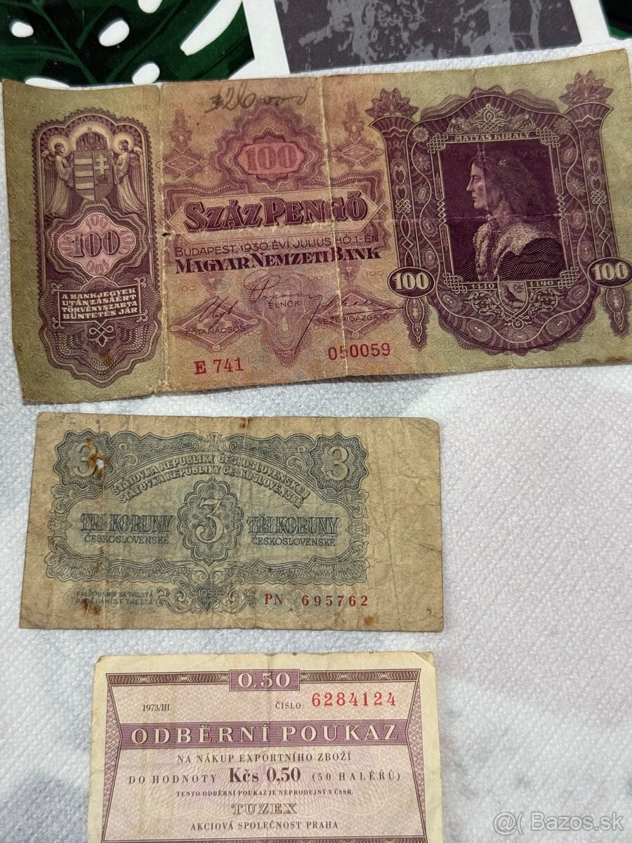 Maďarské papierové bankovky