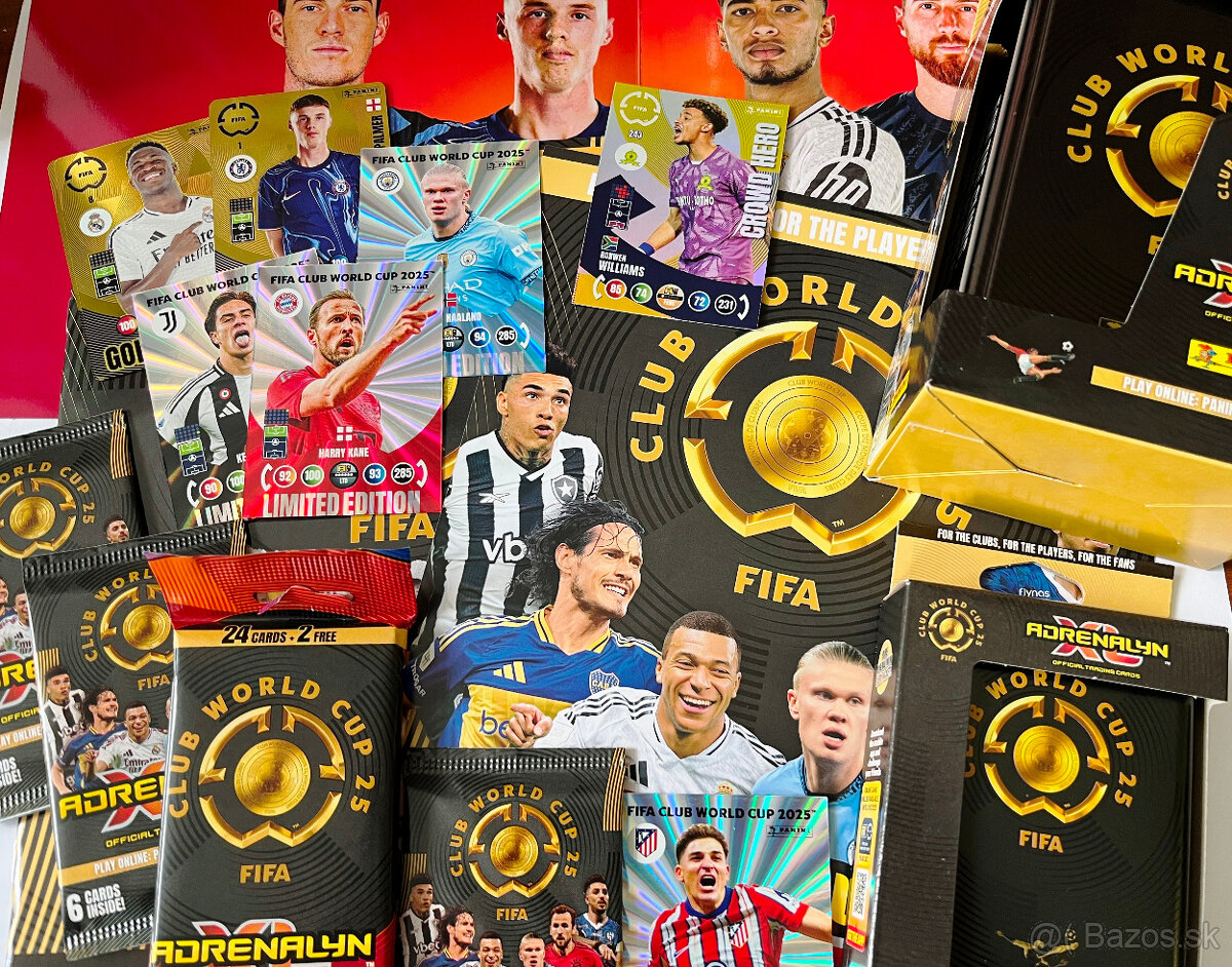 Fotbalové karty Club World Cup 2025 - Albumy,balíčky,boxy...