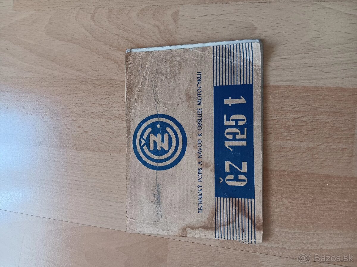 Návod na obsluhu čz 125 T