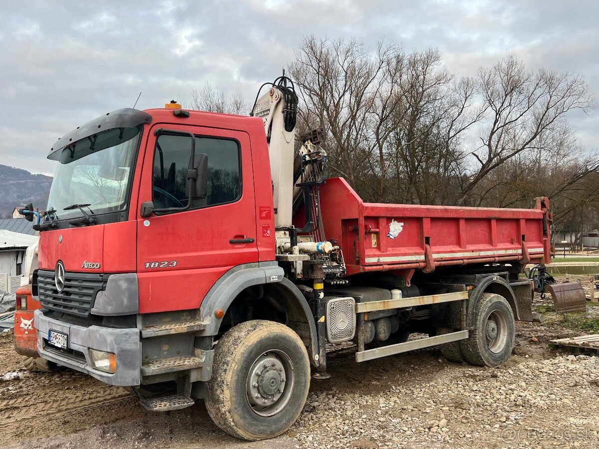 Mercedes Atego 4x4 hydraulicka ruka
