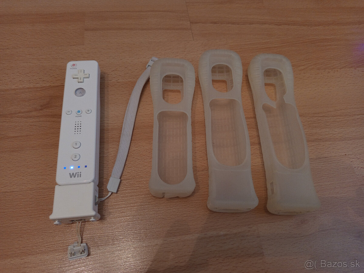 Nintendo Wii - ORIGINÁL ovládač NINTENDO+Motion Plus Adaptér