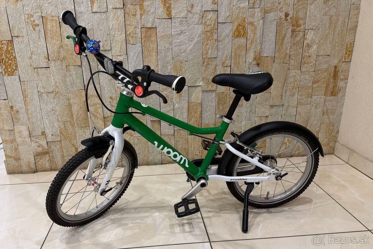 Bicykel Woom 3 zelený (veľkosť 16")