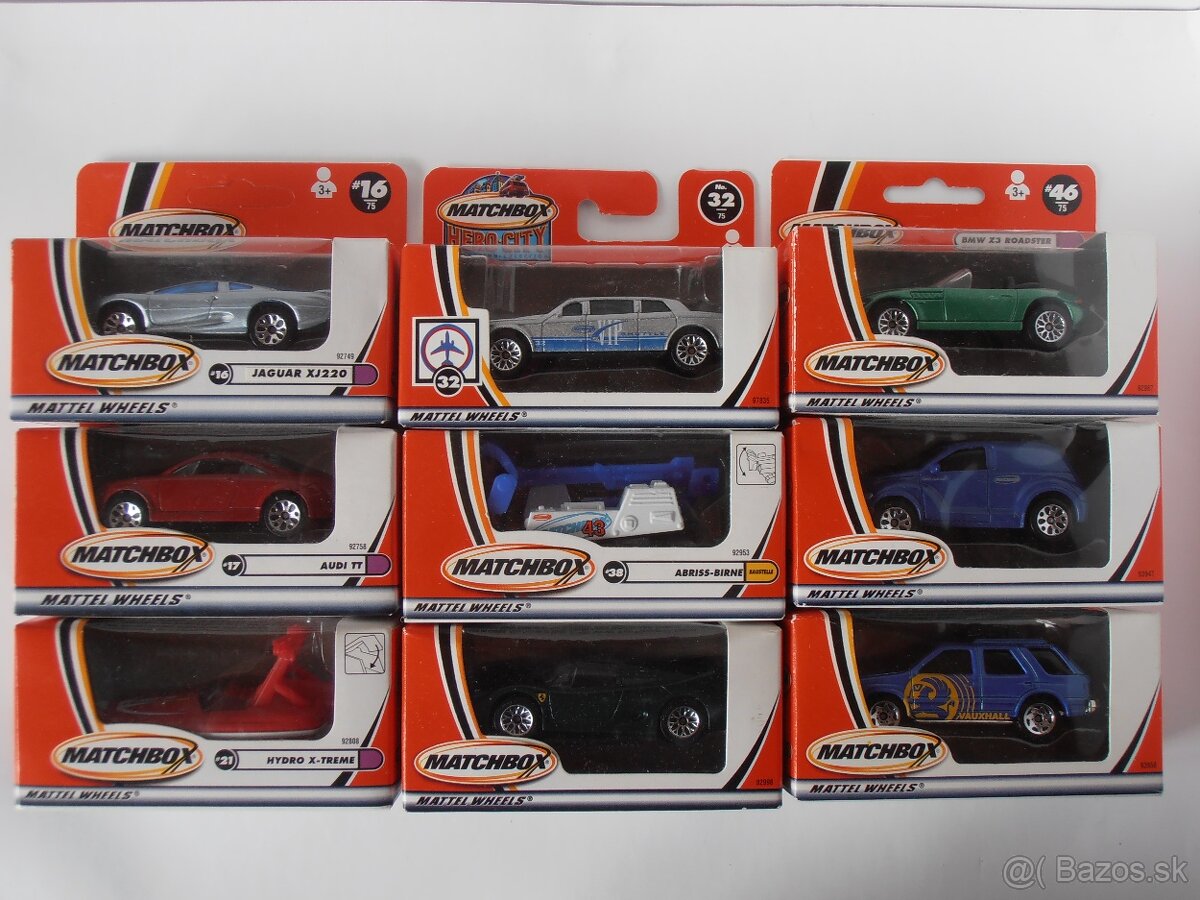 Matchbox 2001 - biela krabička