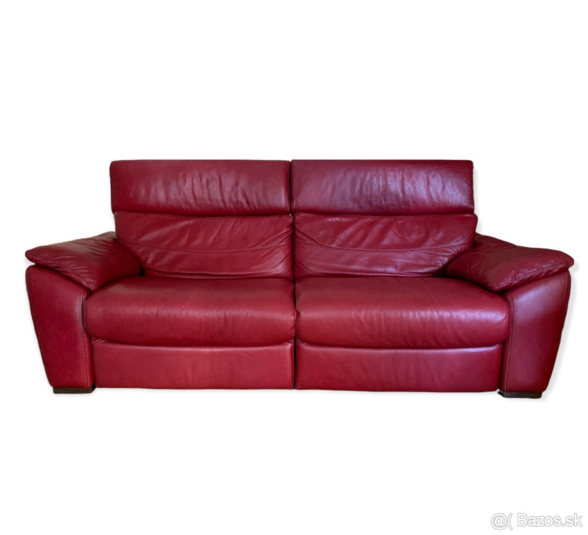 NATUZZI - luxusní kožená polohovací sofa, PC 4.990 EUR
