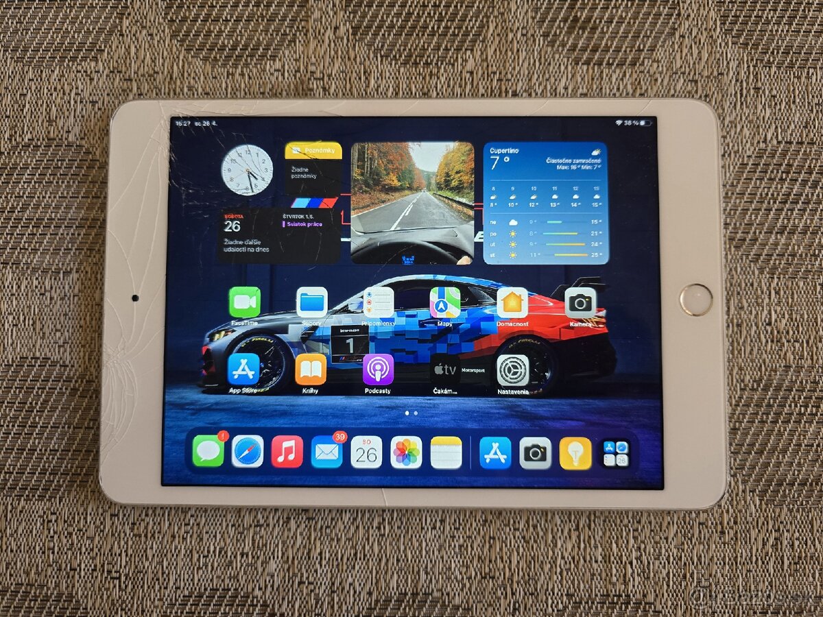 Predám iPad 5 32GB – rozbitý displej