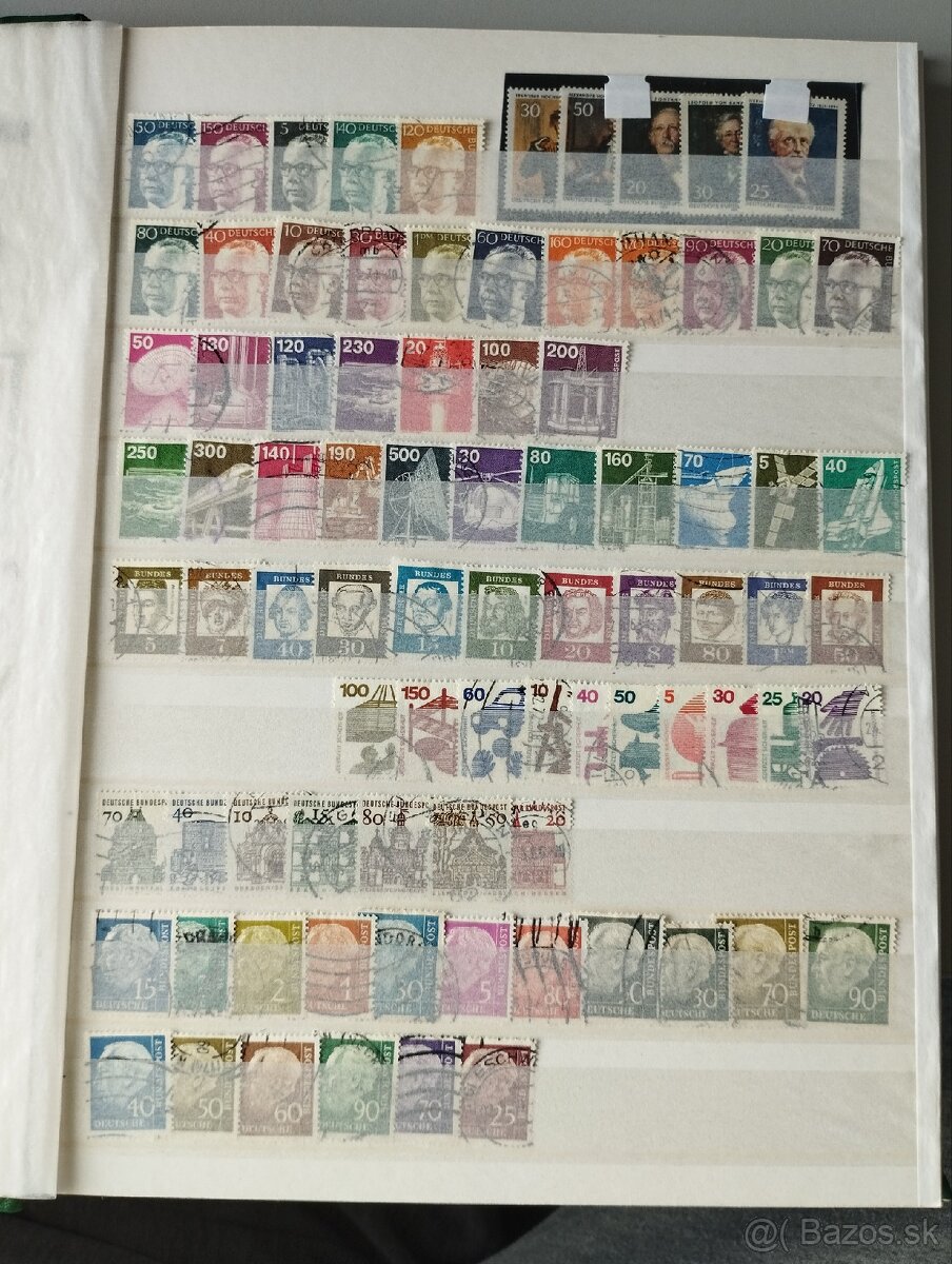 7. NDR, DDR - Poštové známky