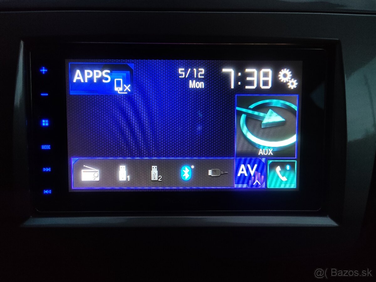 Pioneer SPH-DA120 2DIN Dotykový displej