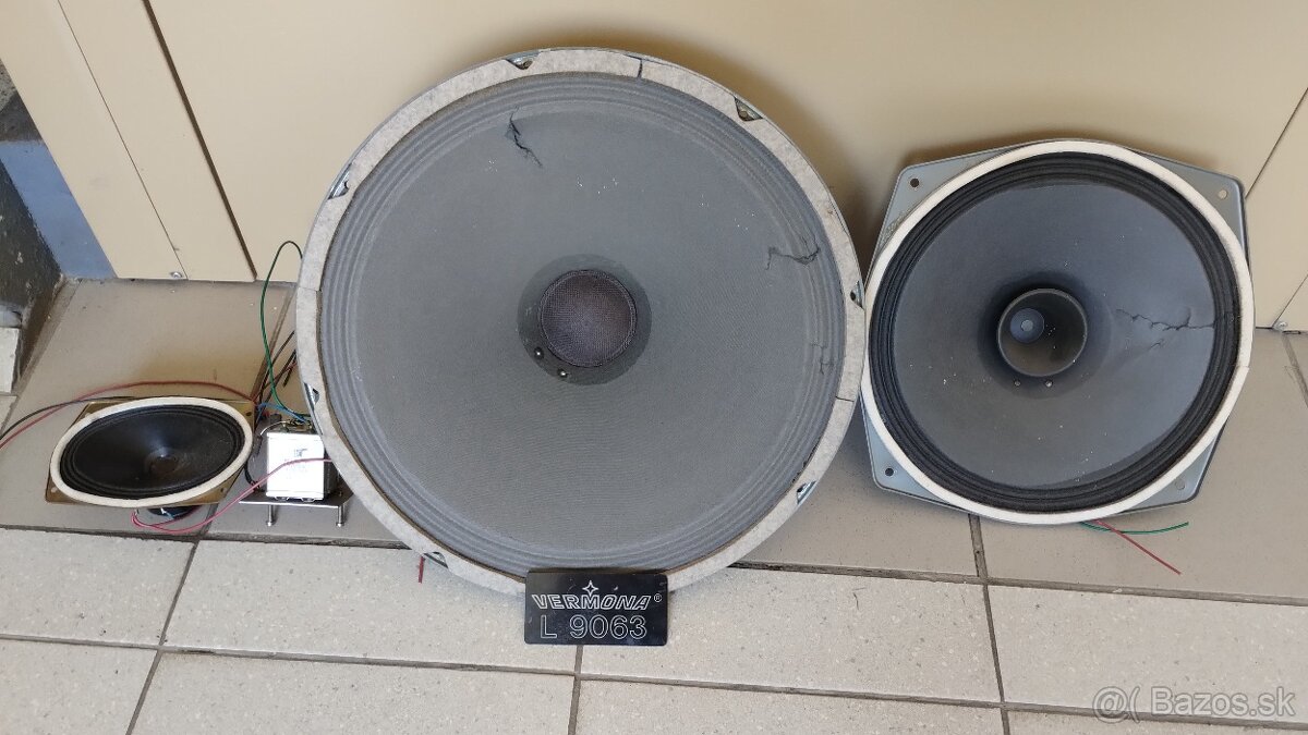 Predám reproduktory z reprobedne Vermona L 9063