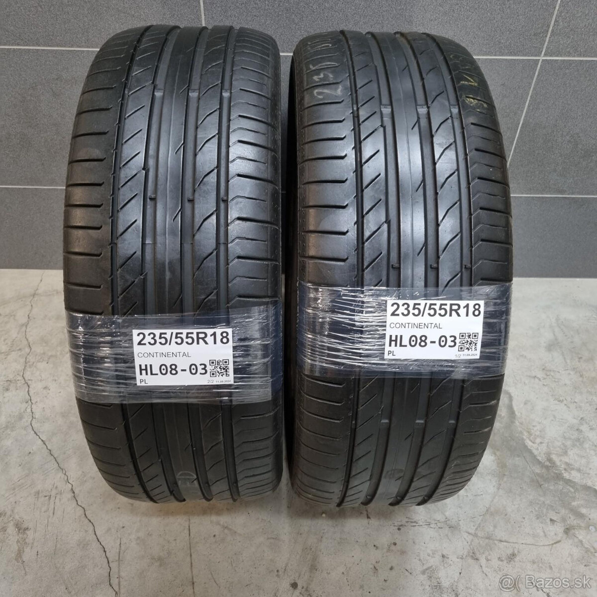 Letné pneumatiky 235/55 R18 CONTINENTAL