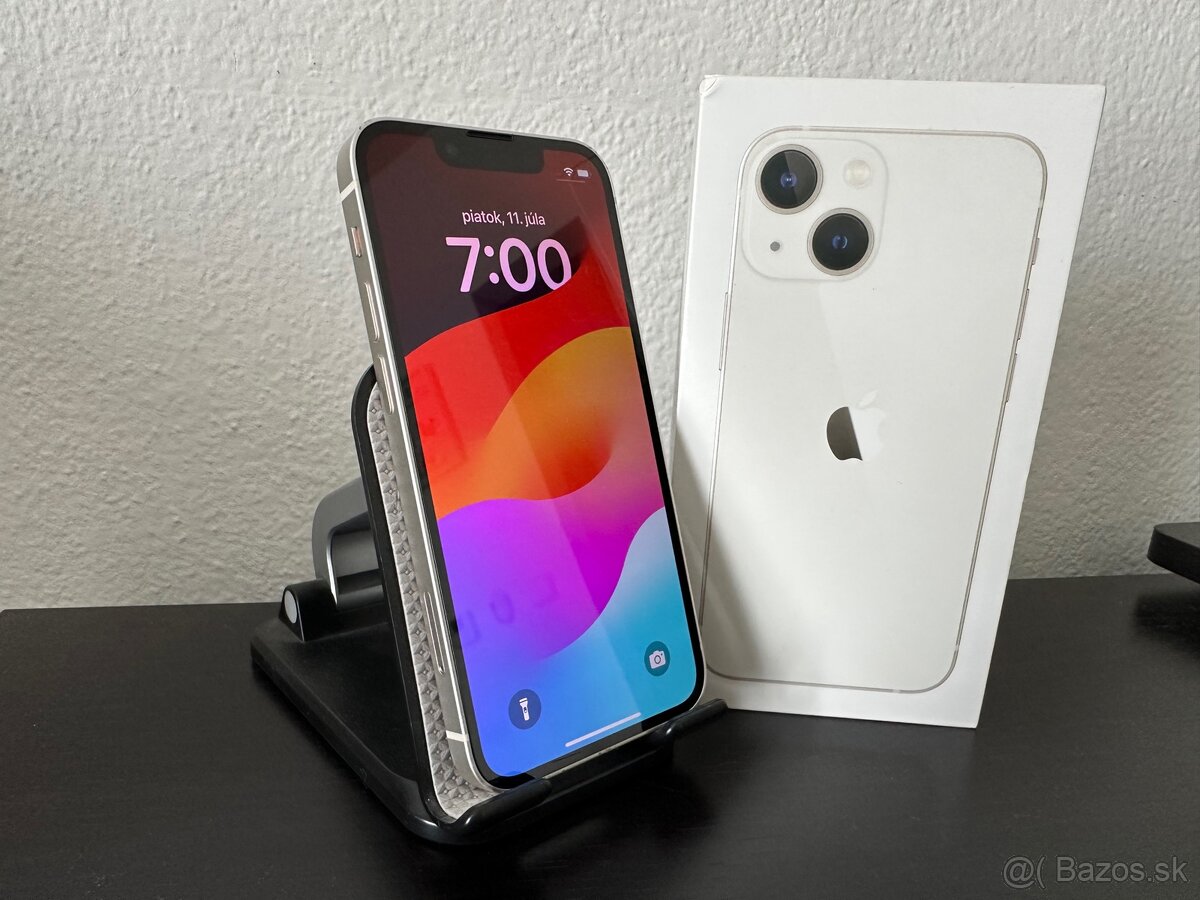 iPhone 13 Mini biely 100% Zdravie Batérie