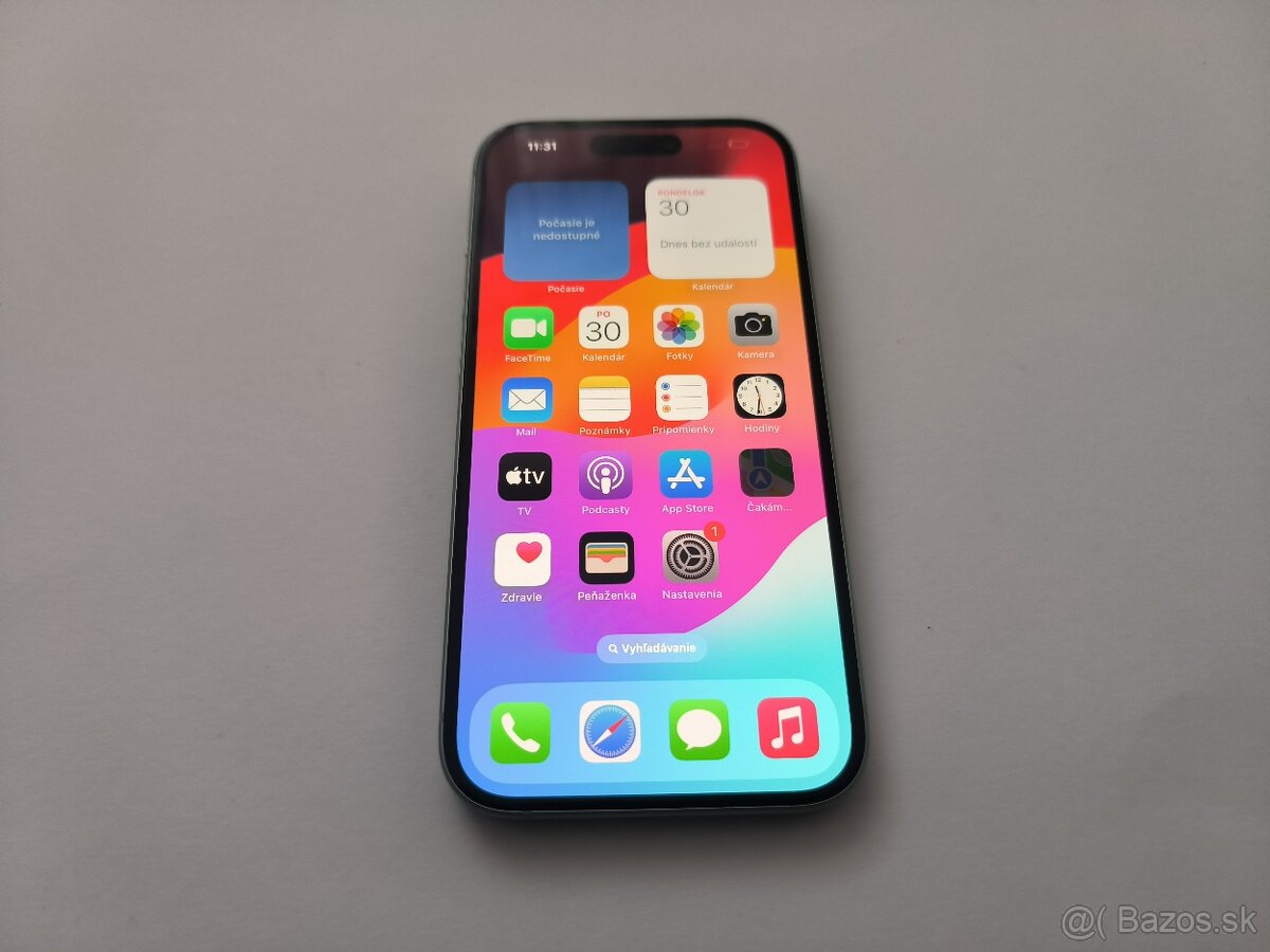 apple iphone 15 Plus 128gb Green / Batéria 92%