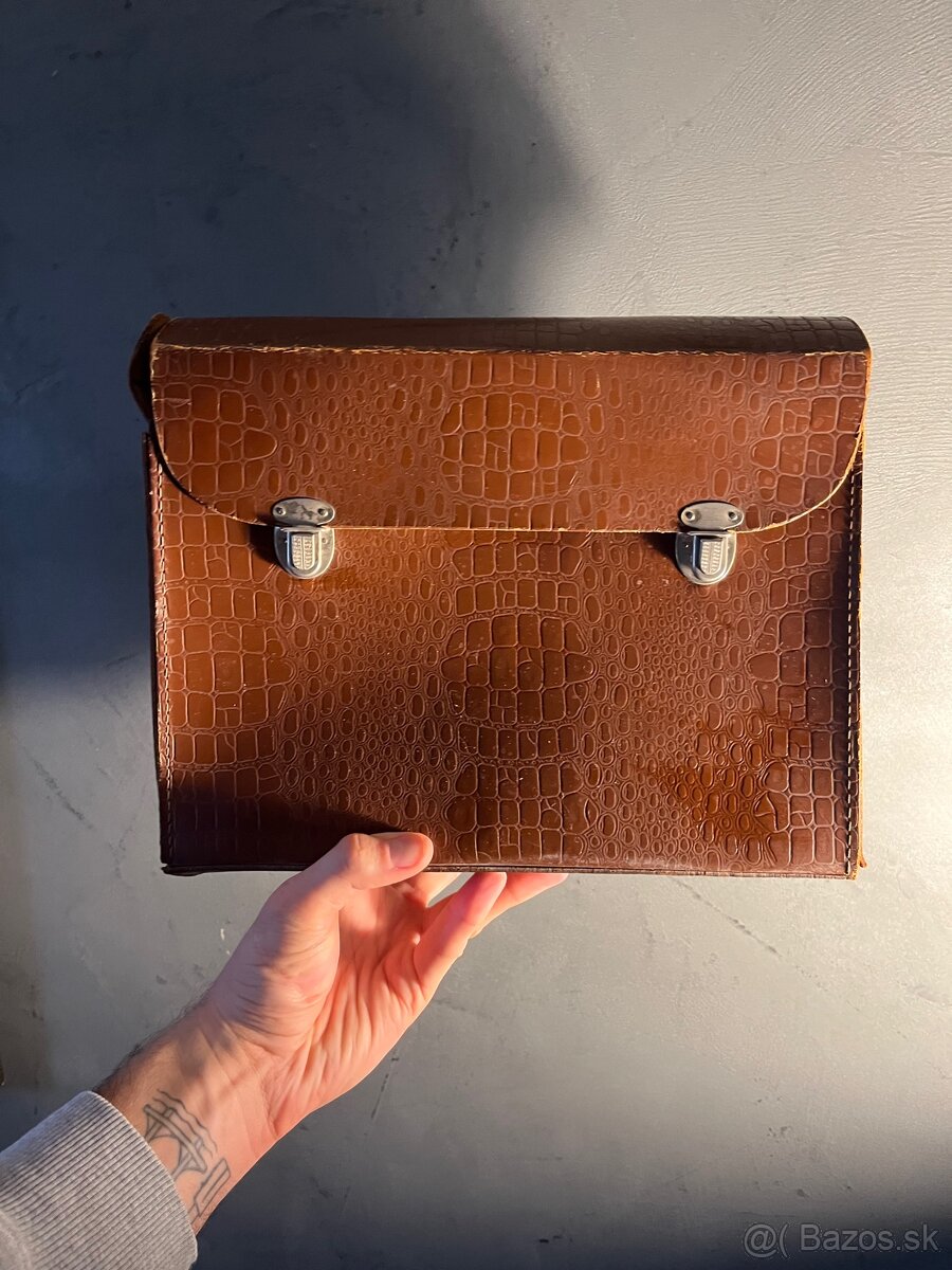 Kožená brašňa I aktovka I taška I vintage