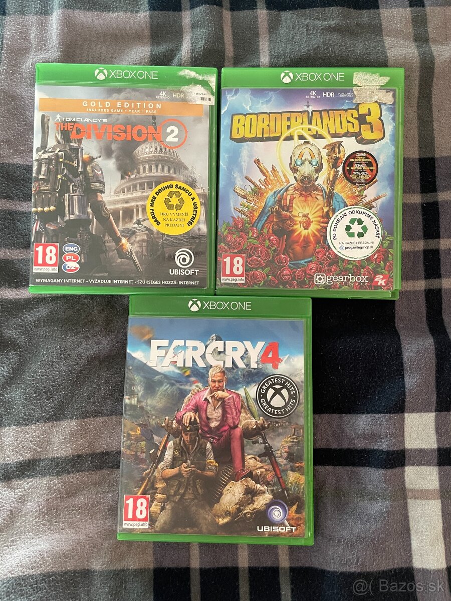 Predám Xbox One hry