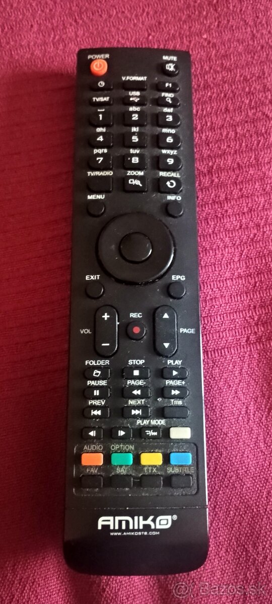 Diaľkové ovládanie Amiko