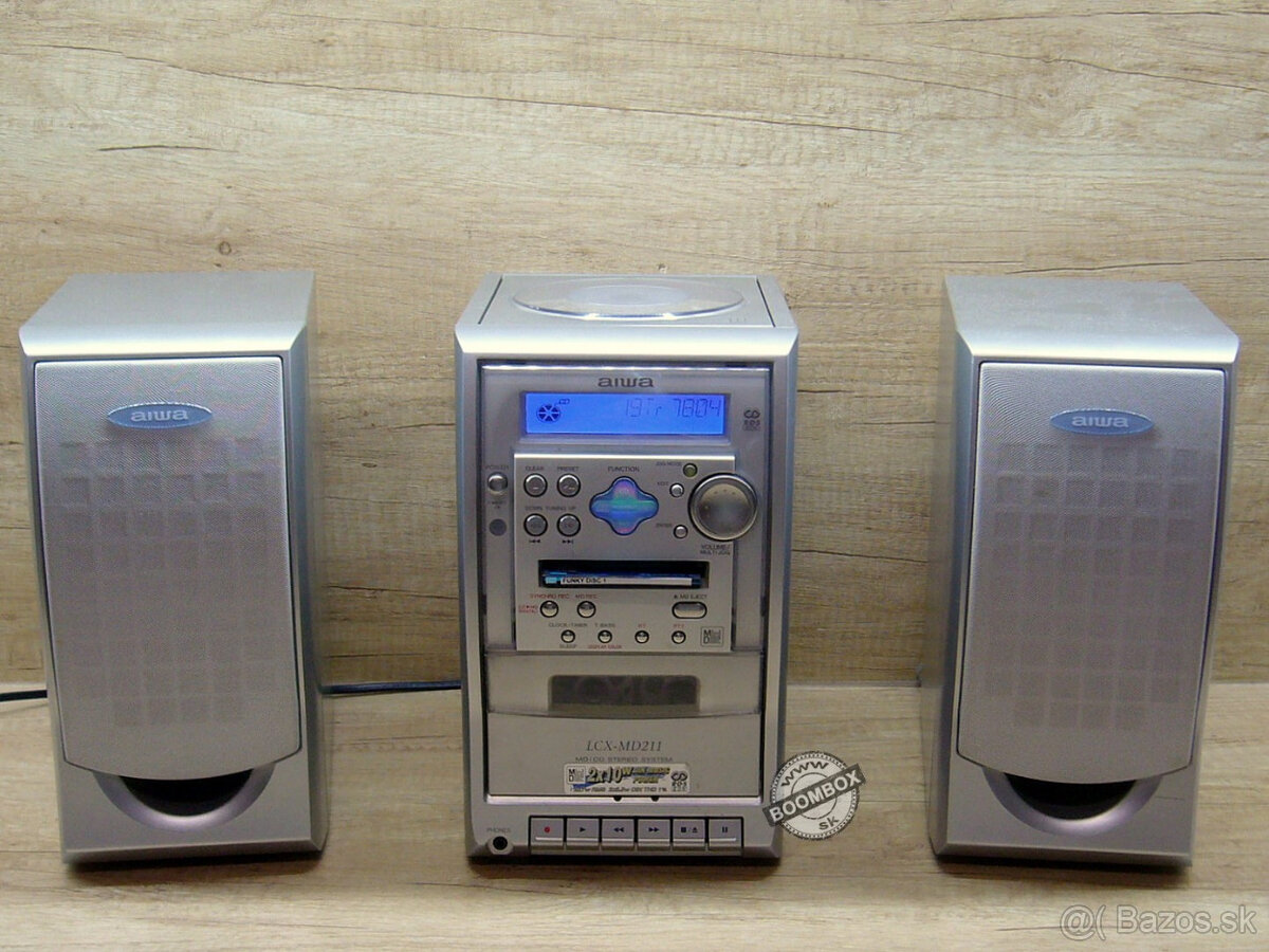 Aiwa LCX-MD211 - mikrosystém s minidisc rekordérom
