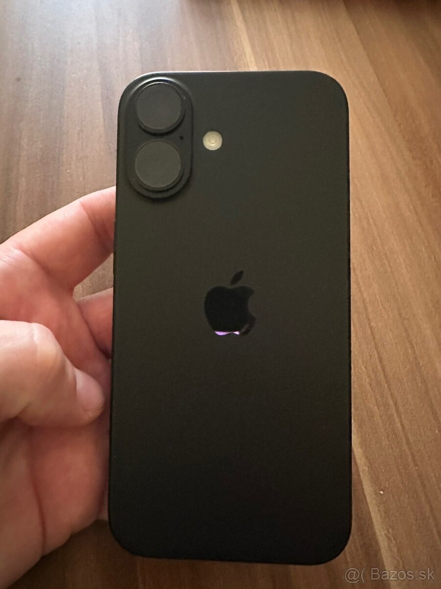 📱 iPhone 16 128 GB – čierny, 100% batéria + príslušenstvo