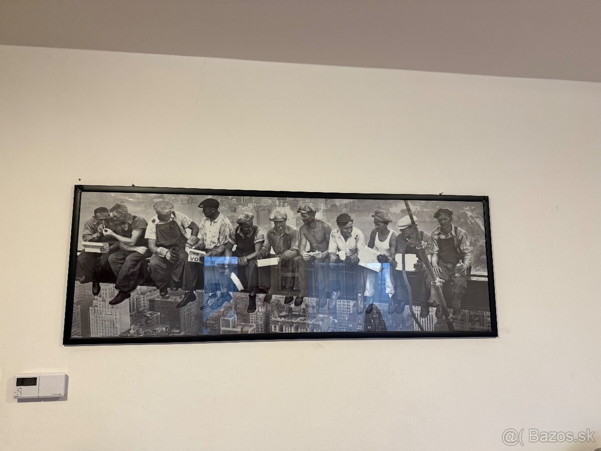 Obraz - New York - robotníci na traverze 1932 (Manhattan)