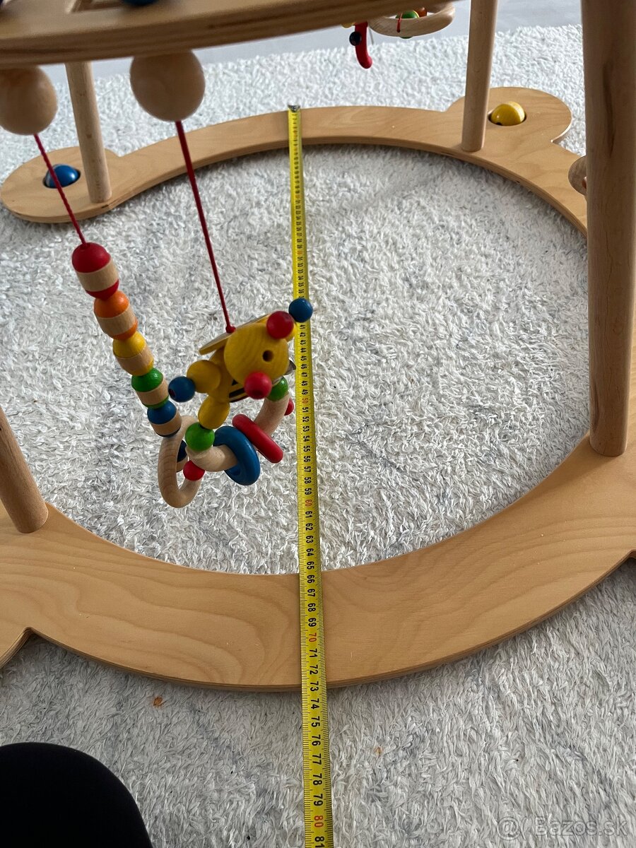 Drevené chodítko / oblúk na rozvoj motoriky