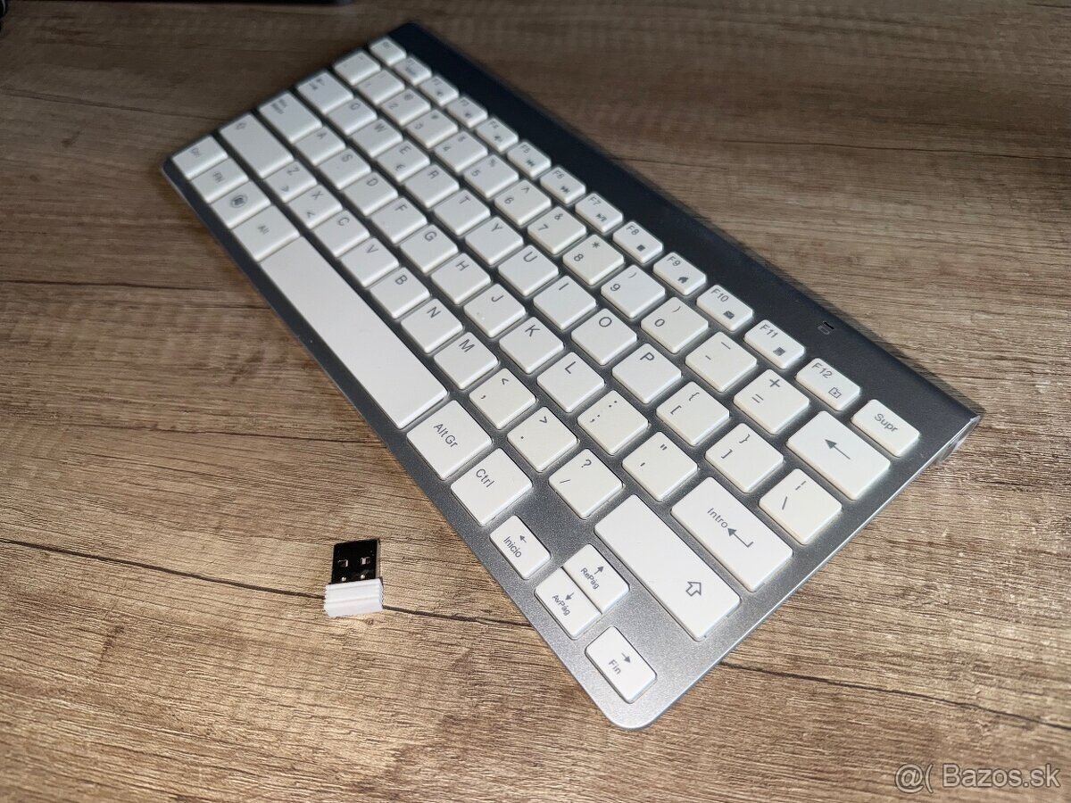 Bezdrôtová klávesnica v štýle Apple | USB prijímač