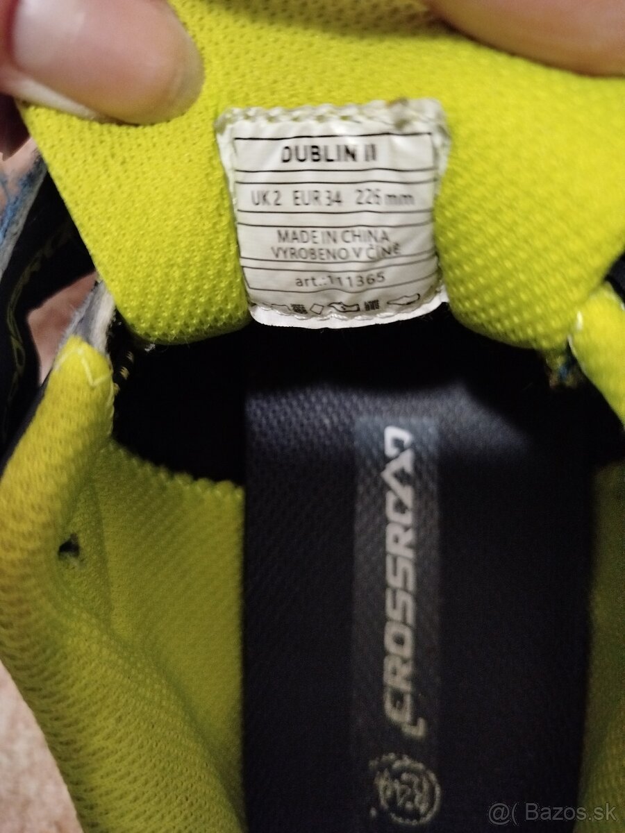 Turisticka detska nizka obuv