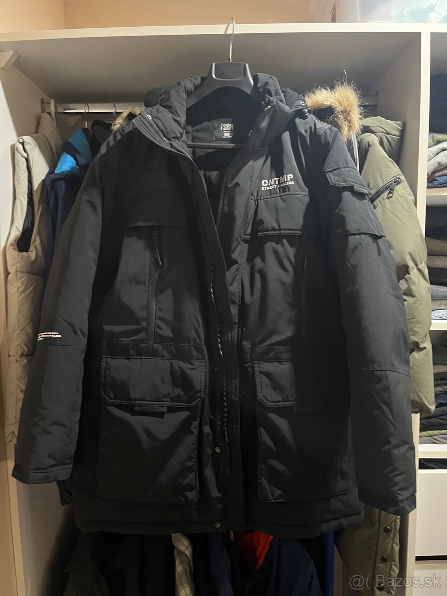 pánska zimna bunda