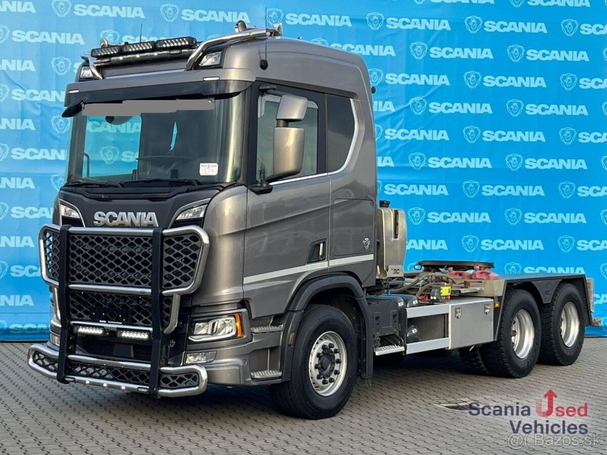 Scania R 660 B - 6x4 – HB – Tahač + Podvalník - Souprava 80t