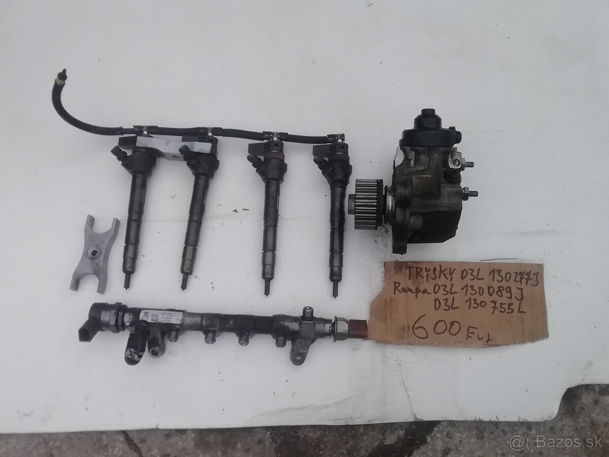 Palivová sústava motor 2,0 tdi comonreal CFF, CFH, CFG