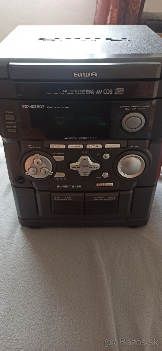 Aiwa hifi veža čítaj popis
