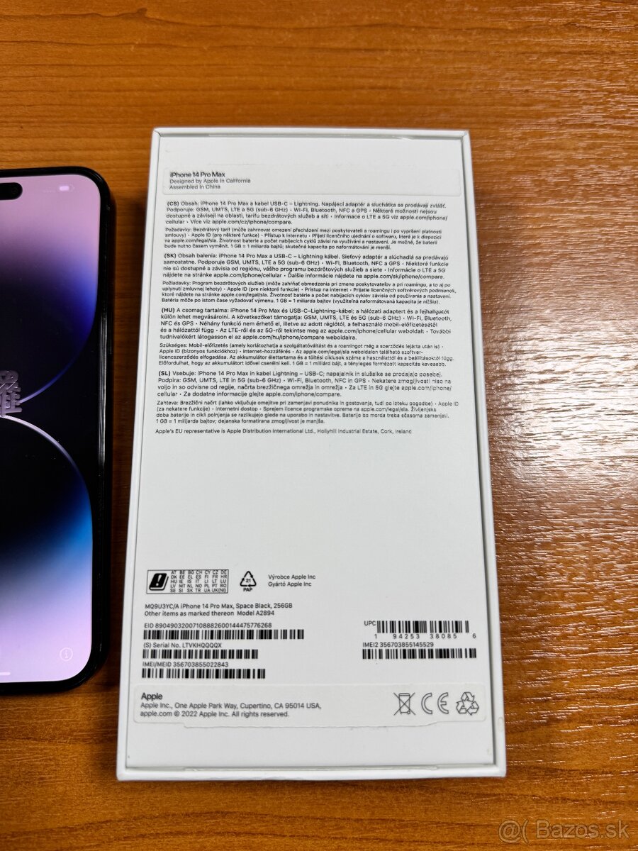 Iphone 14 Pro Max, Space Black, 256GB