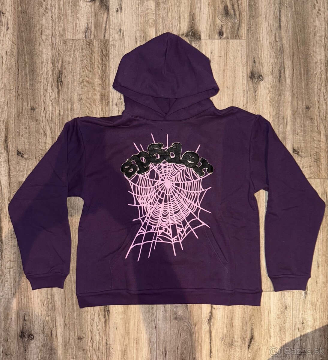 Sp5der mikina fialová