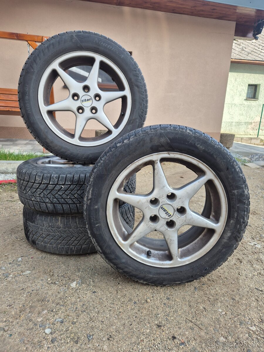 Predám Zimné pneumatiky na elektrónoch 5x112r16