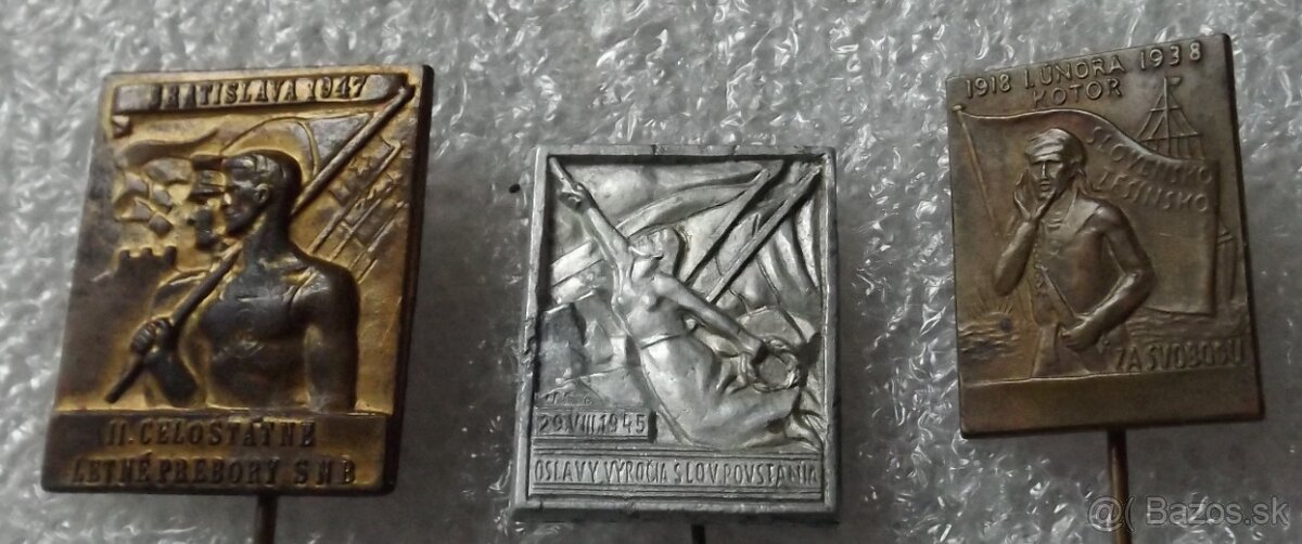 odznaky na ihlu - armáda i iné