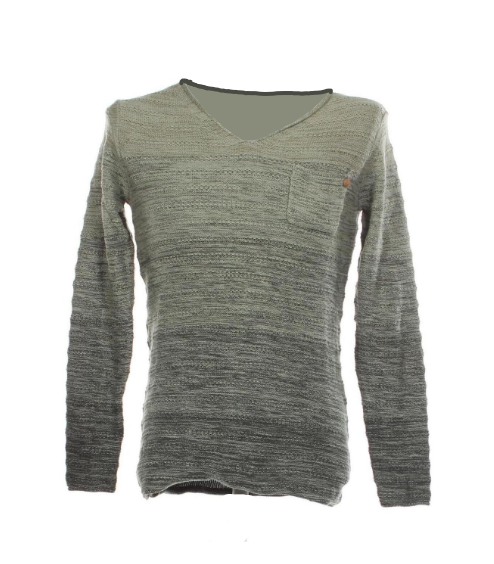 Zaujímavý pánsky sveter KHUJO - M