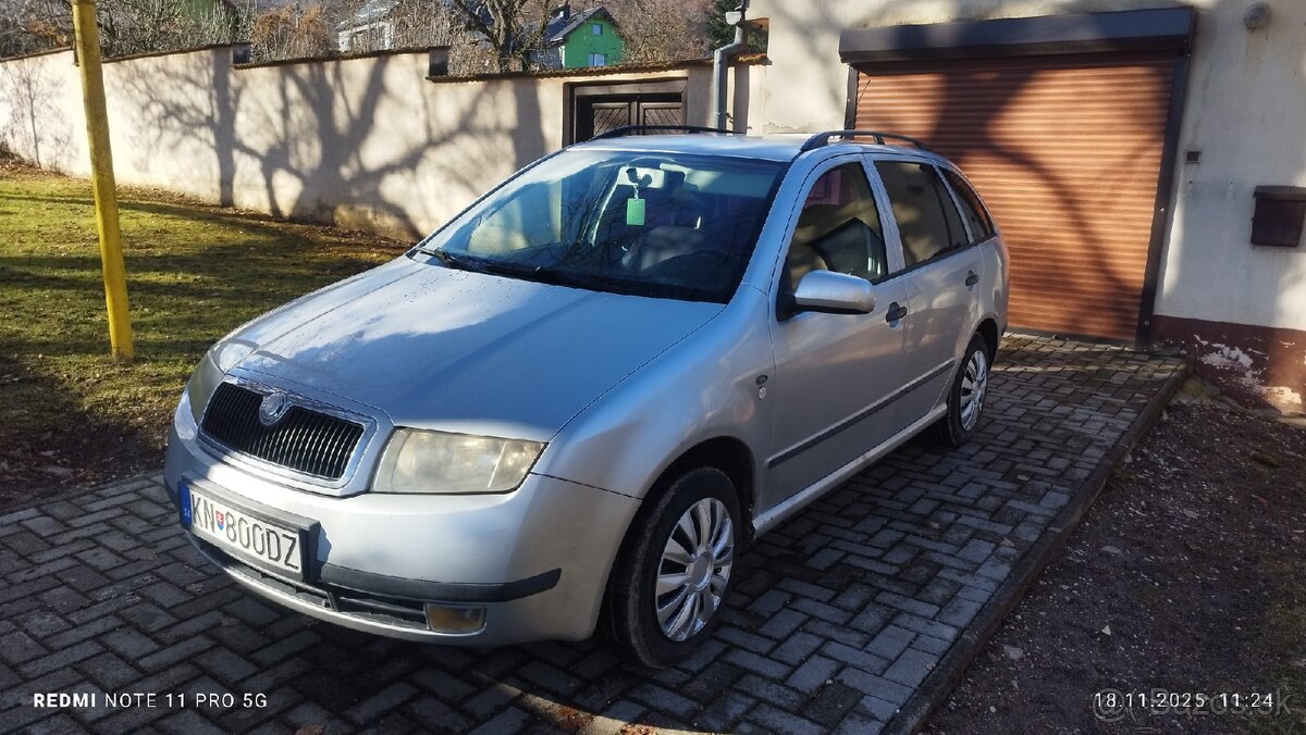 Škoda Fabia 1.9tdi 74kw combi