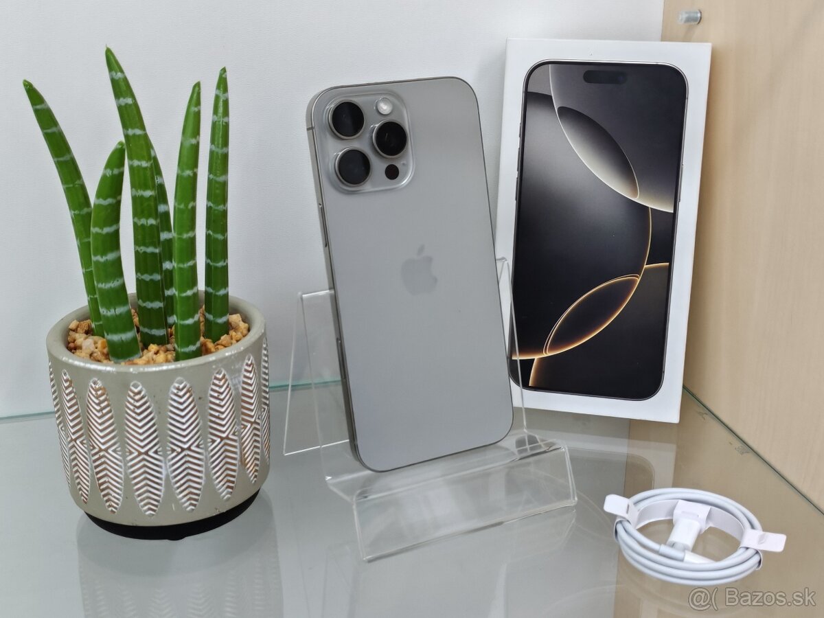Apple iPhone 16 Pro Max 256GB Natural Titanium | AKO NOVÝ