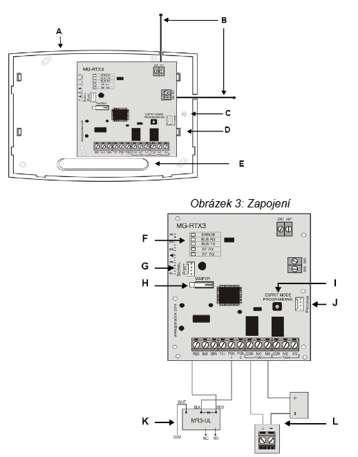 ⚡️ Paradox bezdrát nadstavba RTX-3 868MHz ⚡️