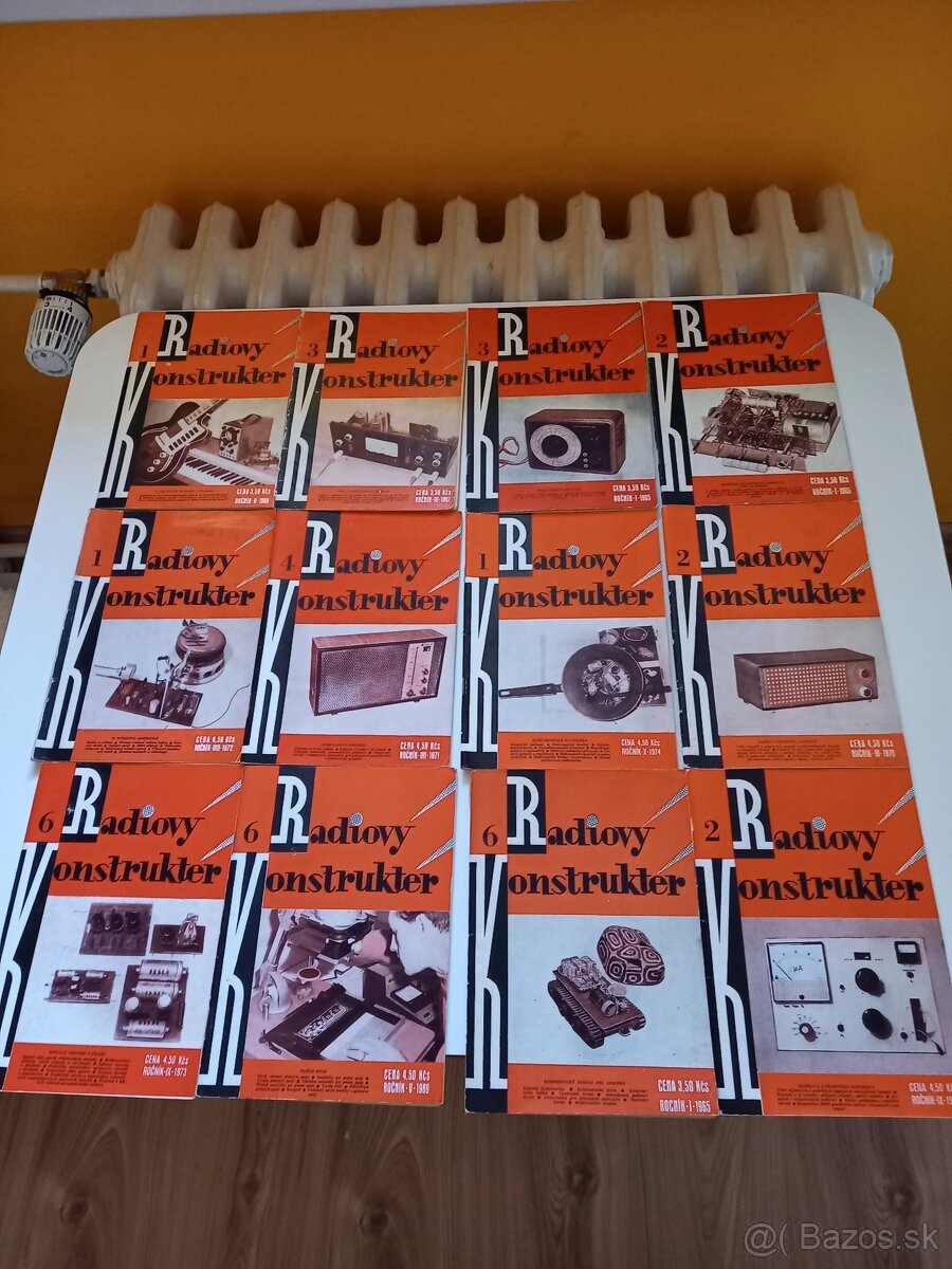 Stare časopisy Radiovy kontsrukter